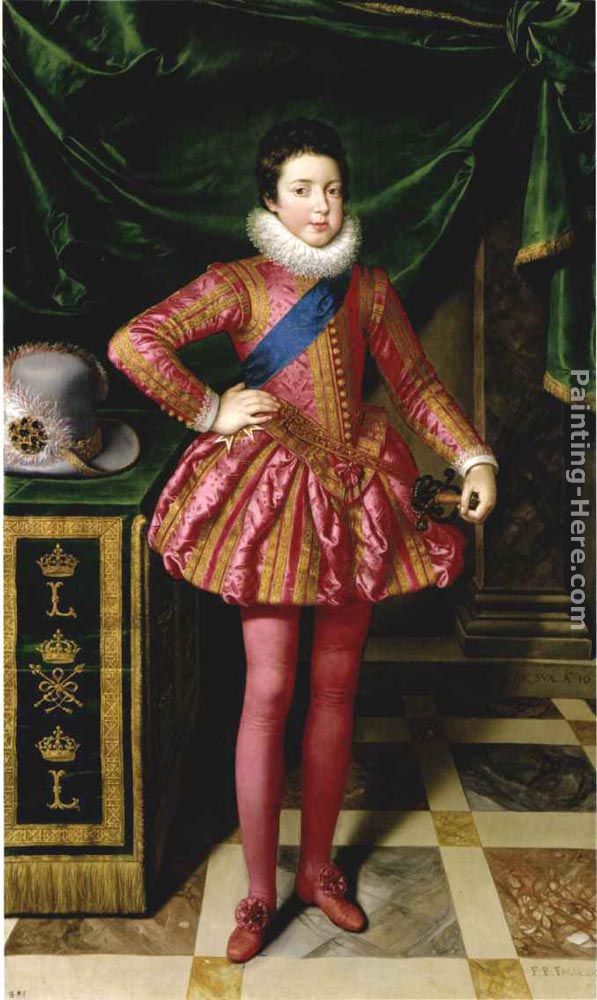 Frans Pourbus the Younger Louis XIII as a Child